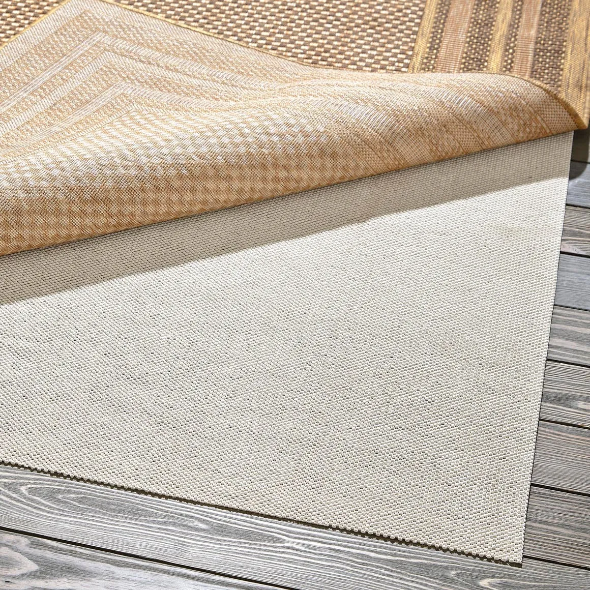 2' x 6' Eco Runner Area Rug Pad Floor Protection Pad for Under Rugs & Carpet Non-Slip Durable Rubber Underlayment - RECTANGLE RUNNER
