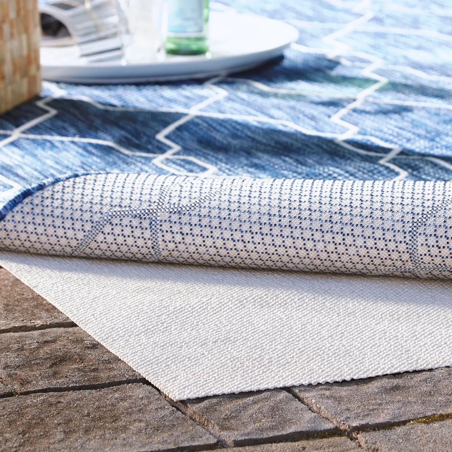 4' x 6' Eco Rectangle Area Rug Pad Floor Protection Pad for Under Rugs & Carpet Non-Slip Durable Rubber Underlayment